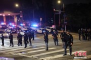 东平约200名海军陆战队士兵进驻洛杉矶 开始执行警戒守卫任务
